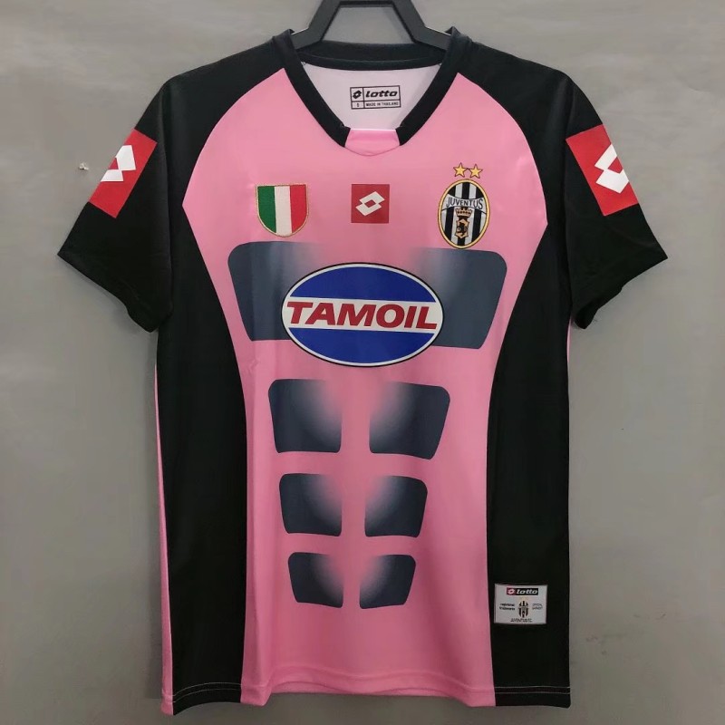 Juventus retro 2002-2003 away pink #811