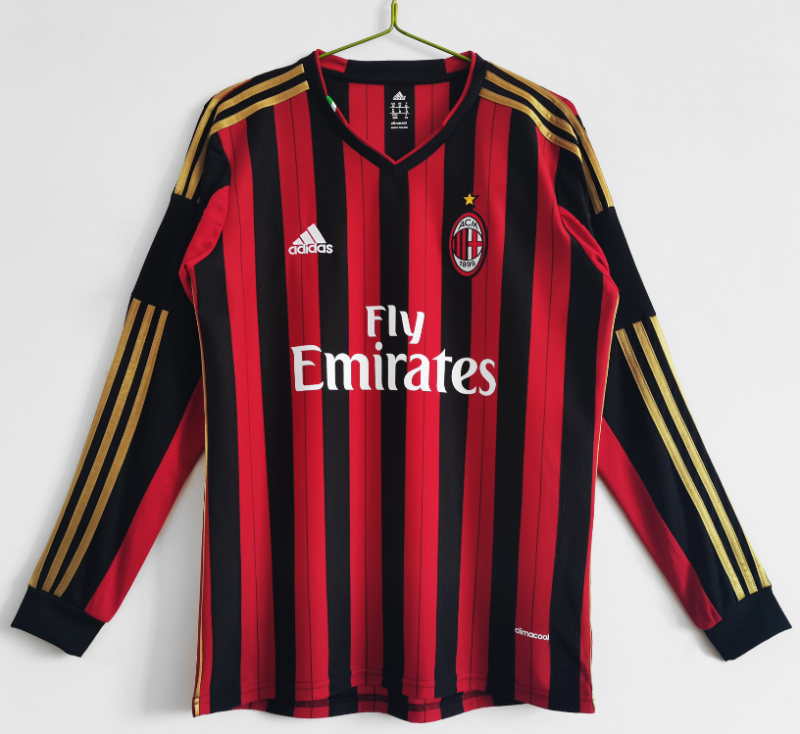 AC Milan retro 2013-2014 home long sleeve #710