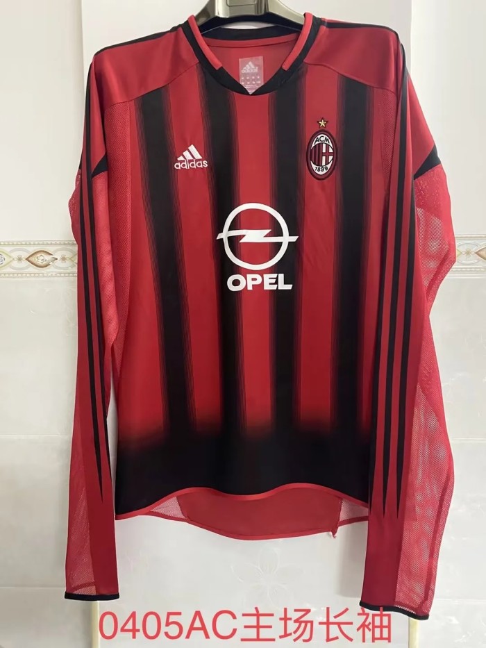 AC Milan retro 2004-2005 home long sleeve #410