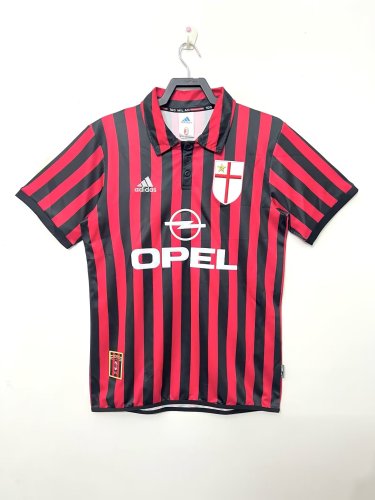 AC Milan retro 1999-2000 home #811#410#wangxiaojia