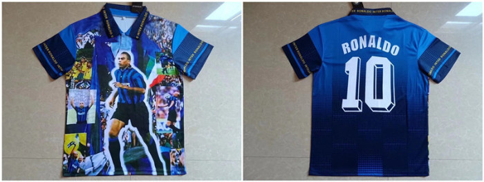 Inter Milan retro 1997-1998 RONALDO 10 Commemorative edition #410