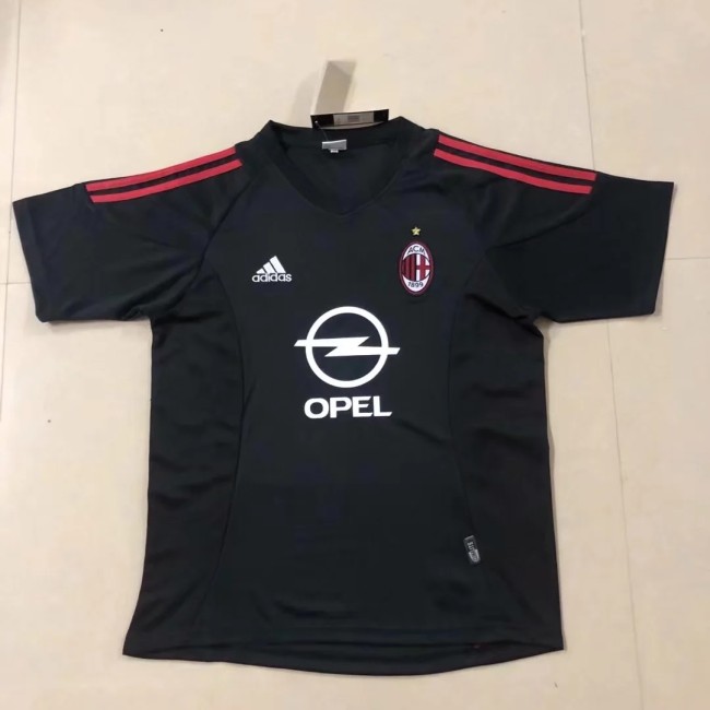 AC Milan retro 2002-2003 black #huirong