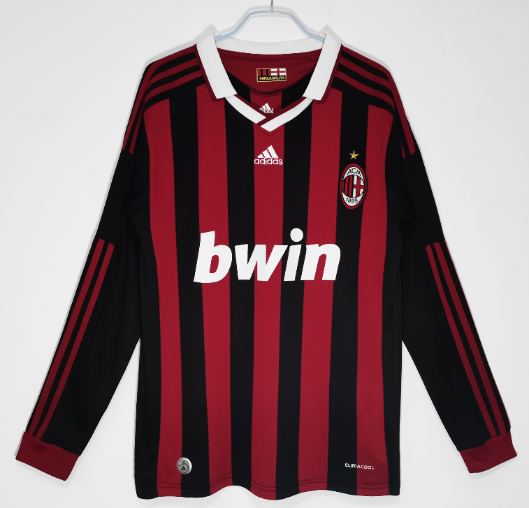AC Milan retro 2009-2010 home long sleeve #710