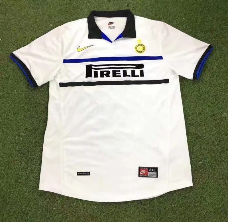 Inter Milan retro 1998-1999 away white #503#huirong