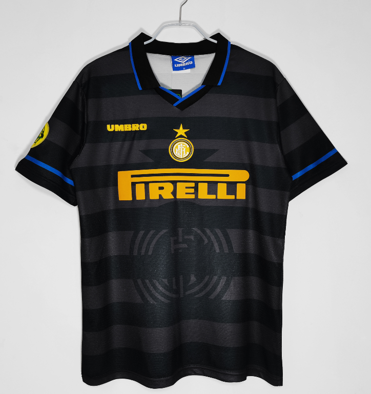 Inte Milan retro 1997-1998 third black #710#811#503#bashen