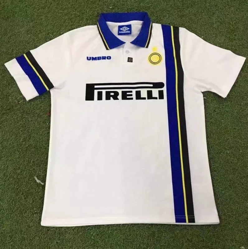 Inter Milan retro 1997-1998 away white #503#huirong