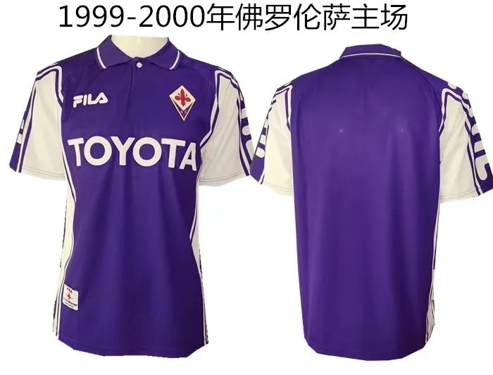 ACF Fiorentina retro 1999-2000 home #811#503#huirong