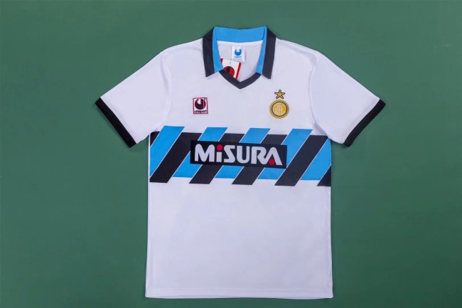 Inter Milan retro 1990-1991 away white #bashen