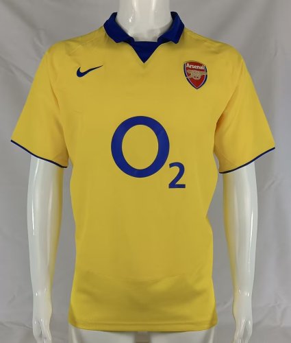 Arsenal retro 2003-2005 away yellow #503