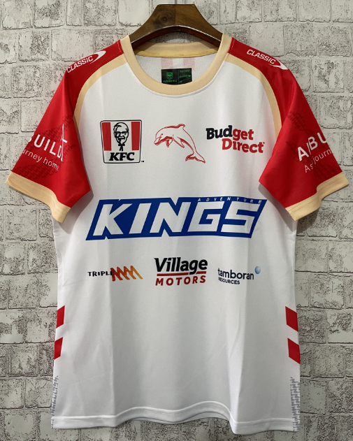 Dolphin white 2023 NRL S-5XL