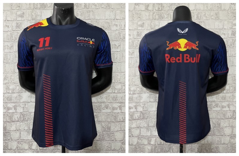Red Bull round neck navy number 11 2023 F1 S-5XL