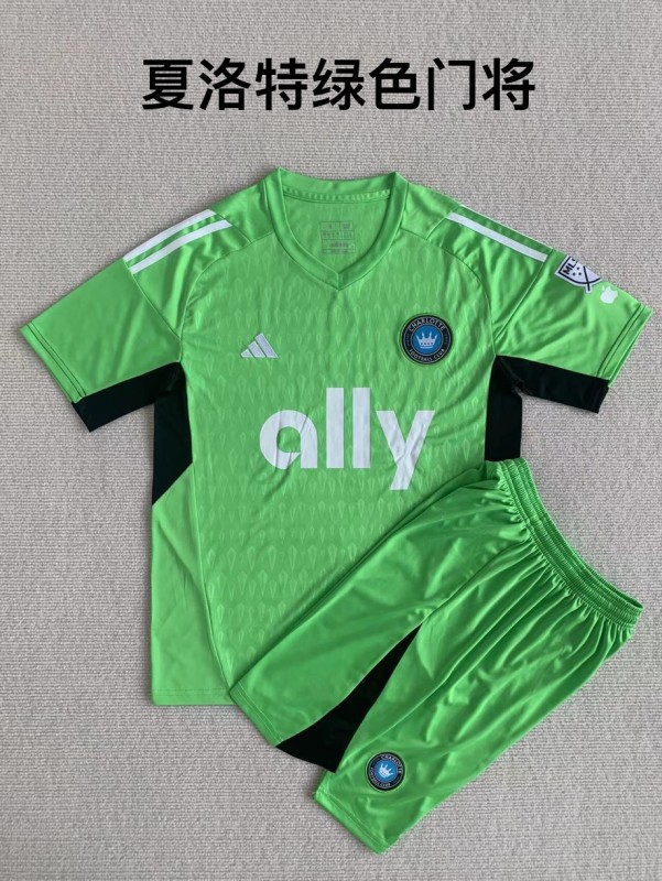 Charlotte FC goalkeeper green kid 2023 MLS