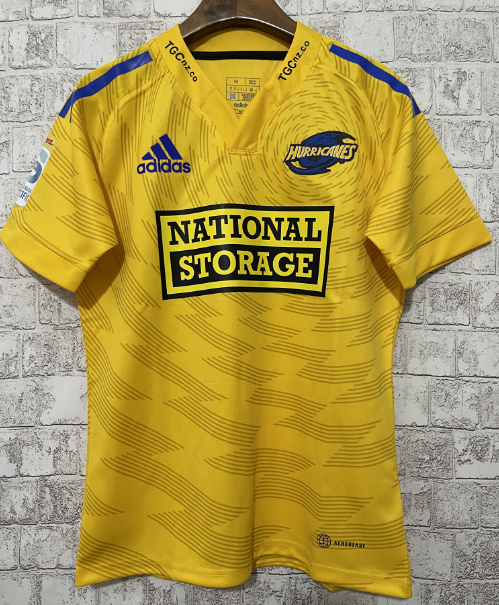 Hurricanes home yellow S-5XL 2023 rugby