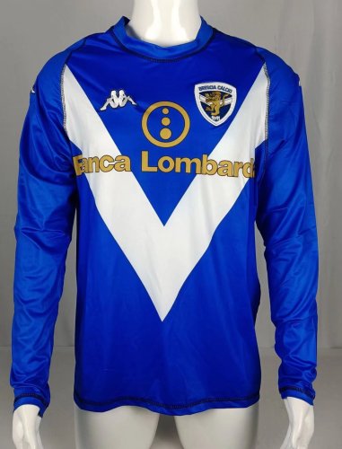 Brescia Calcio 2003-2004 blue long sleeve retro #503