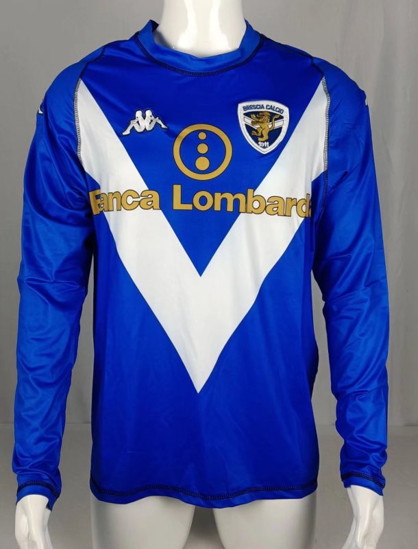 Brescia Calcio 2003-2004 blue long sleeve retro #503