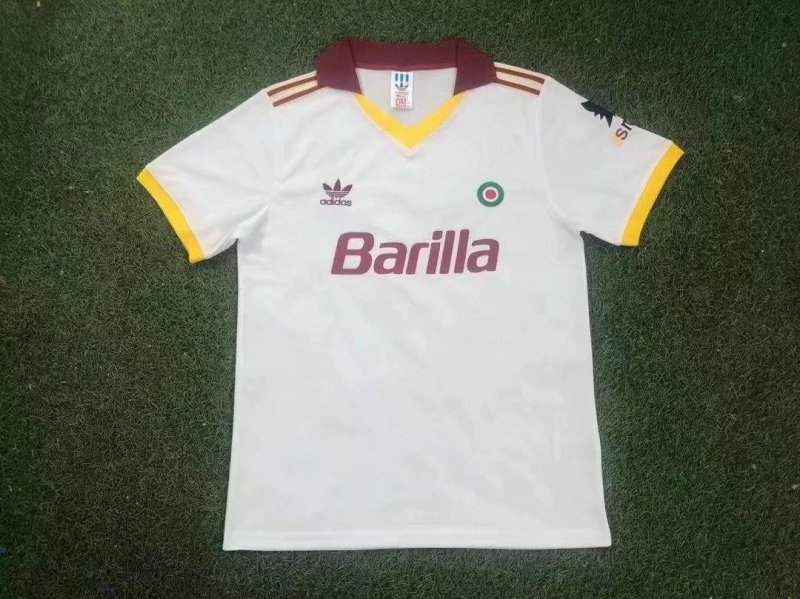 Roma 1991-1992 away white #503