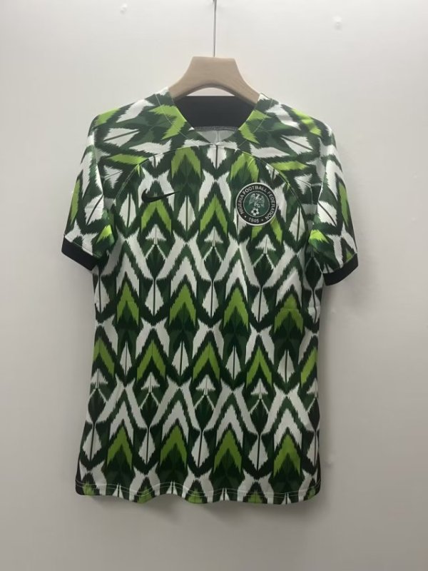 Nigeria training shirt green 2023 #dongguan
