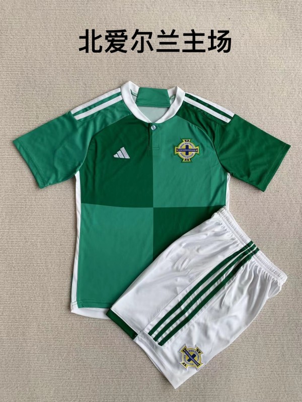Northern Ireland home adult shirt and shorts  2023