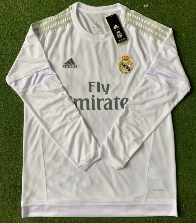 Real Madrid 2015-2016 home long sleeve retro #fei