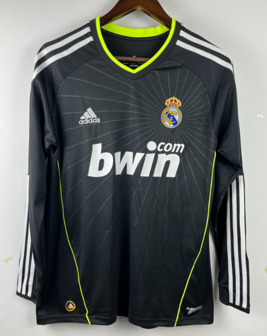 Real Madrid 2010-2011 away long sleeve retro #fei