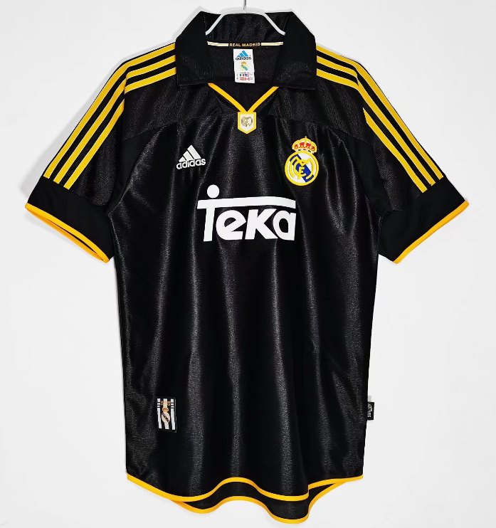 Real Madrid 1999-2001 away black retro #710