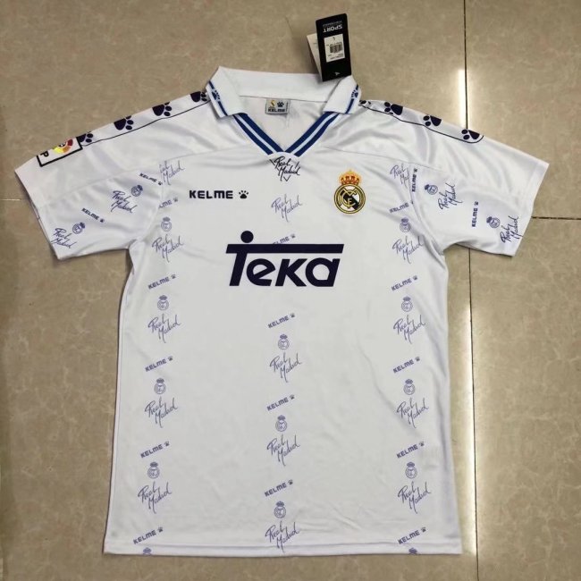 Real Madrid 1994-1996 home retro #hui#410#zhou