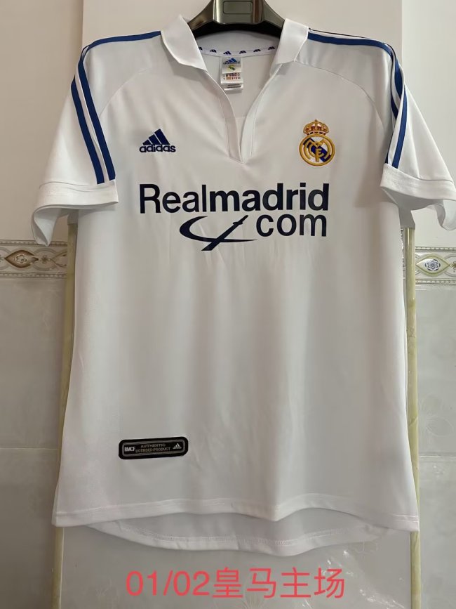 Real Madrid 2001-2002 home with sponsor #410