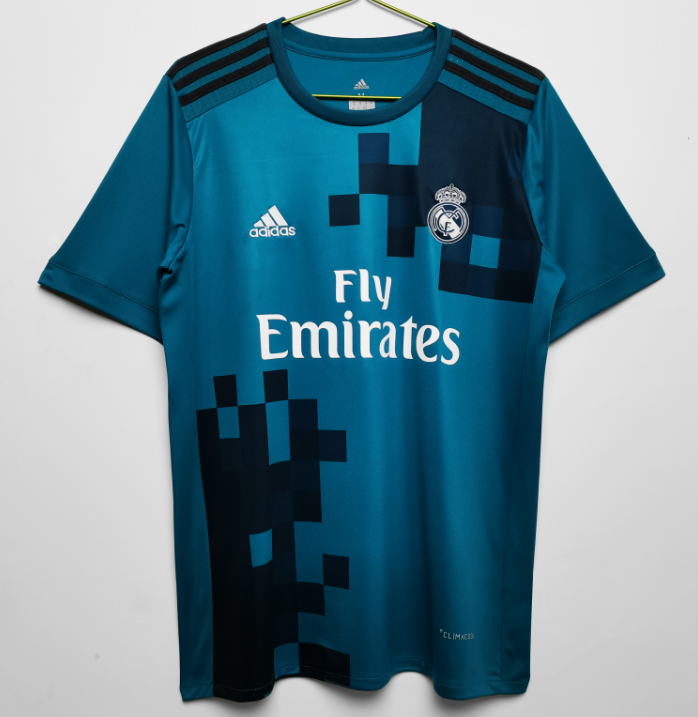 Real Madrid 2017-2018 third blue #710#811#wang#fei