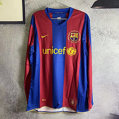 Barcelona 2007-2008 home long sleeve #wang