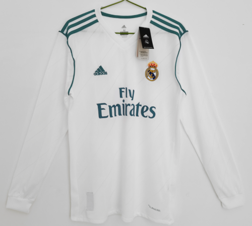 Real Madrid 2017-2018 home long sleeve #710#fei