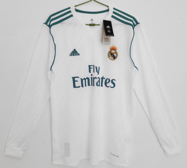 Real Madrid 2017-2018 home long sleeve #710#fei