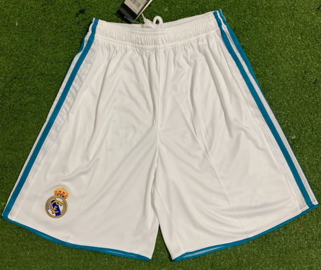 Real Madrid 2017-2018 home shorts #fei