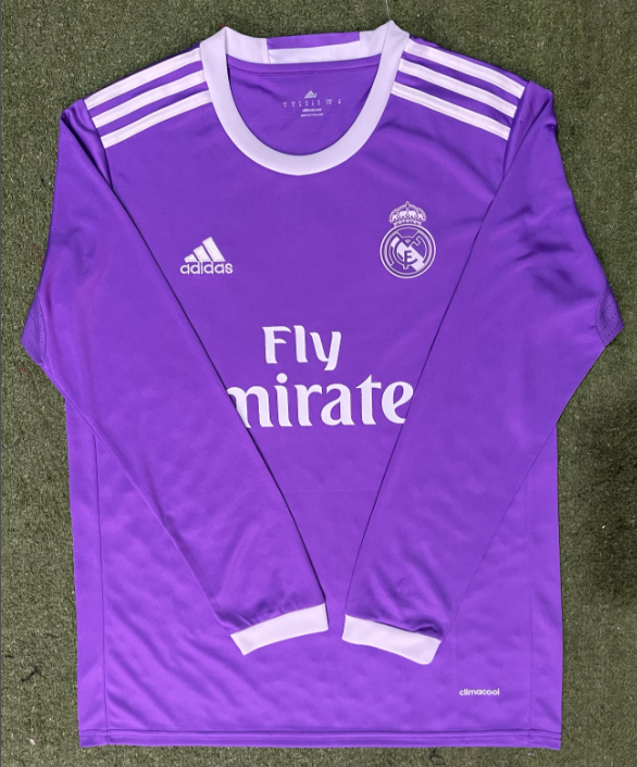 Real Madrid 2016-2017 away purple long sleeve #fei#811#503