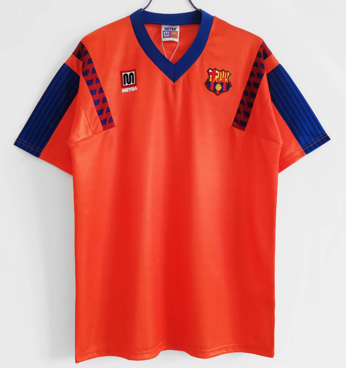 Barcelona 1991-1992 away orange #710#503#hui