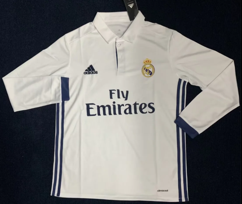 Real Madrid 2016-2017 home long sleeve #fei