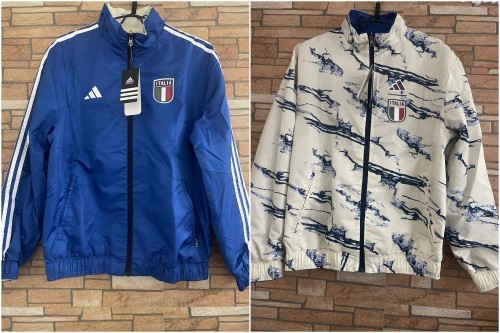 Italy windbreaker Two sided dressing blue and white 2023