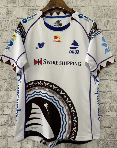 Fiji white S-5XL 2023 Rugby country