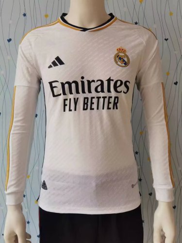 Real Madrid home long sleeve 23-24 player version