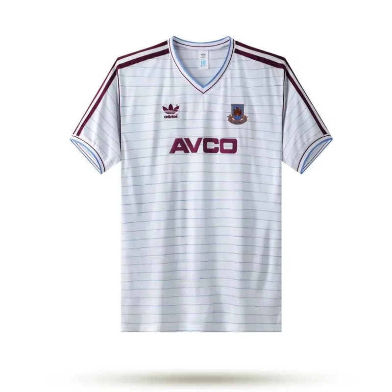 West ham 1986 white retro shirt