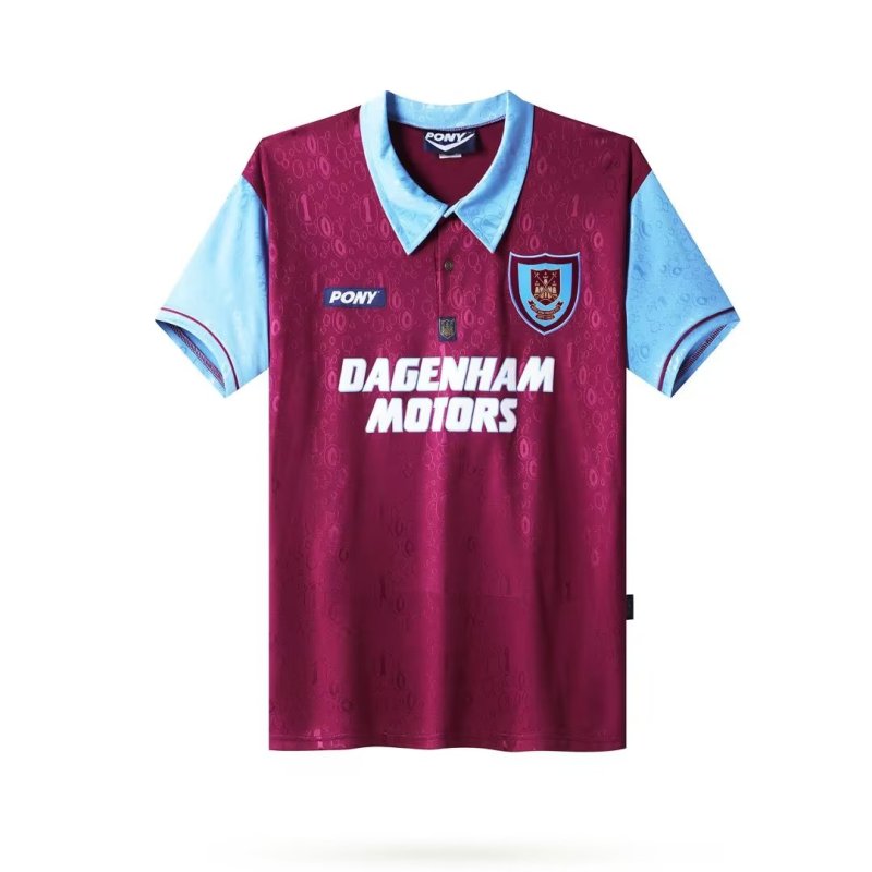 West ham 1995-1997 home retro shirt