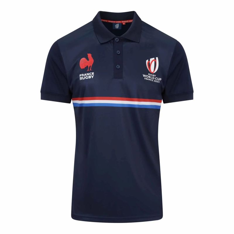 France polo navy S-5XL rugby world cup France 2023