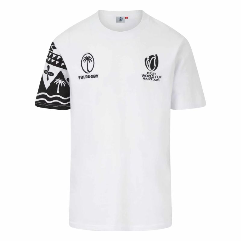 Fiji white S-5XL rugby world cup France 2023