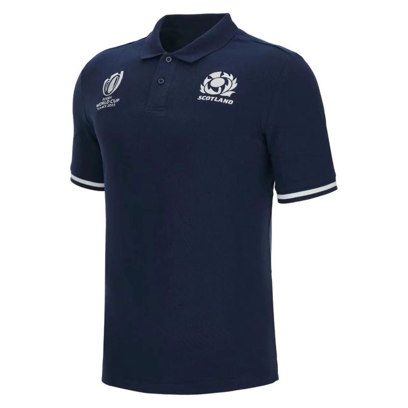 Scotland polo navy S-5XL rugby world cup France 2023