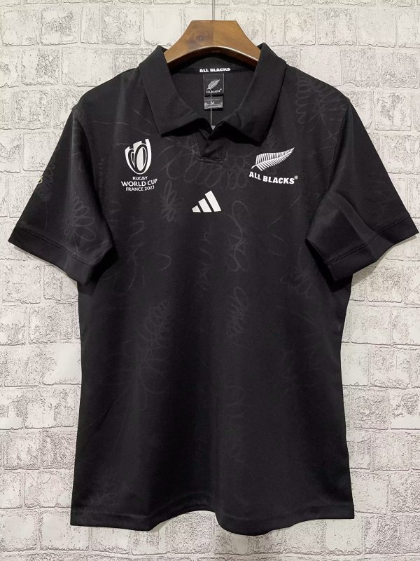 New Zealand All blacks home black S-5XL Rugby World Cup France 2023