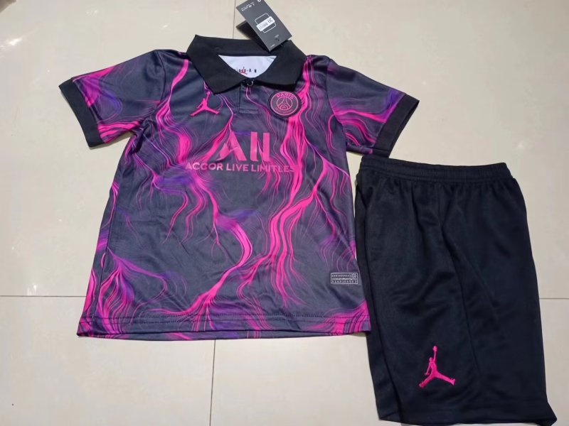 Paris Saint-Germain PSG training shirt black purple kid 23-24