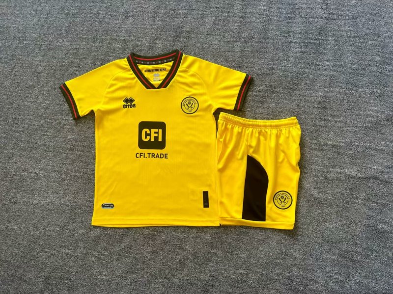 Sheffield United away yellow kid 23-24