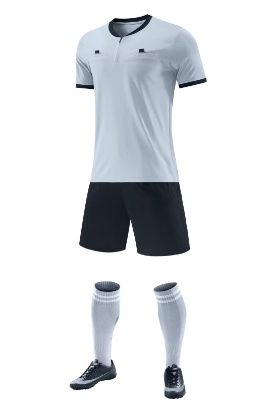 Referee Shirts S-3XL with shorts grey D8308