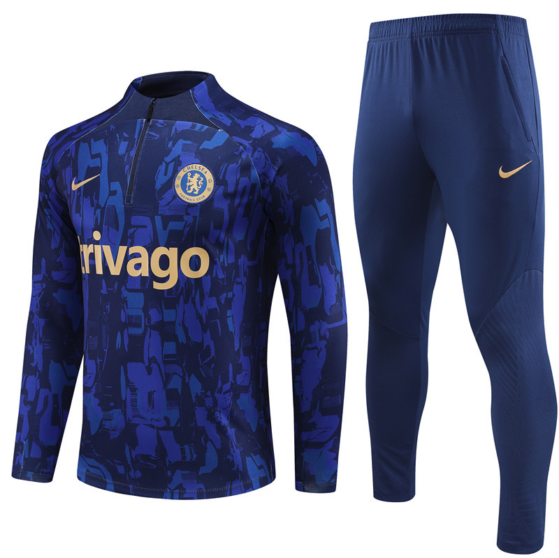 Chelsea tracksuit camouflage blue 23-24 #801