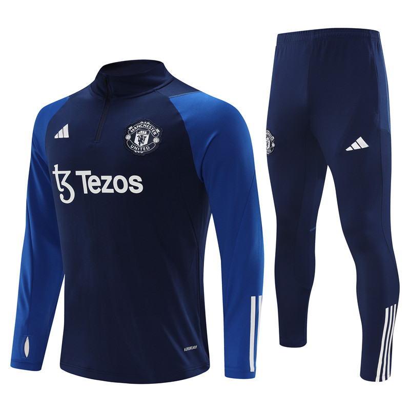 Manchester united tracksuit navy kid adult 23-24 #801#B703#E715