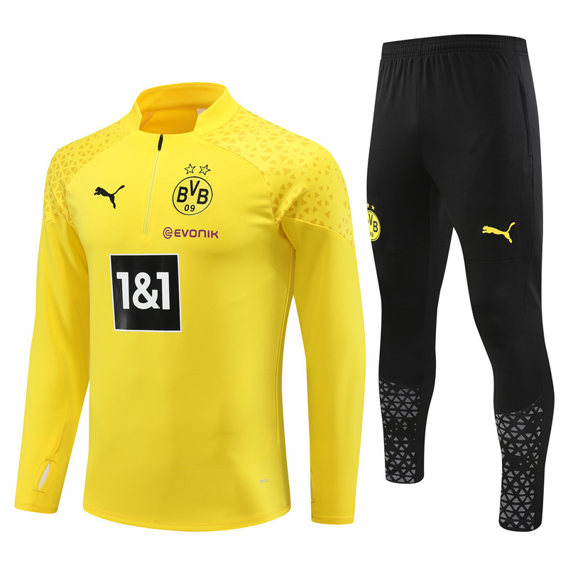 Dortmund tracksuit yellow kid adult 23-24 #801